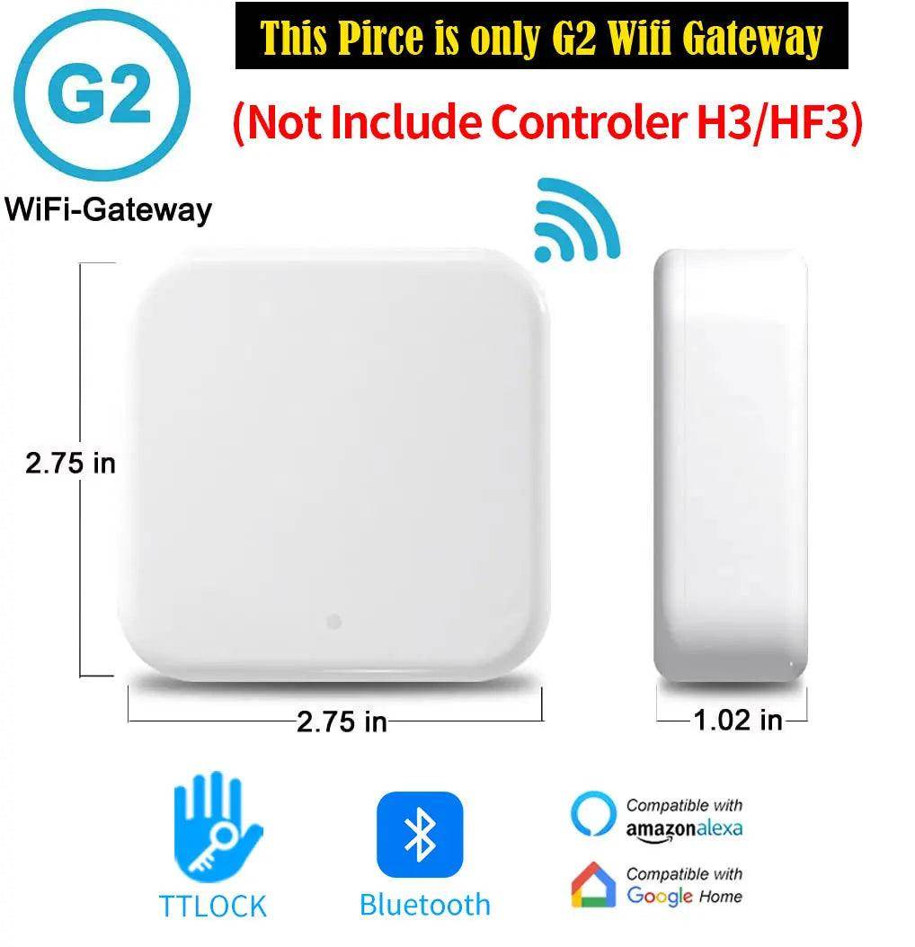 Lock Bluetooth RFID Keypad | IP68, App Unlock, IC Card, Alexa/Google - P12 Hub Europe