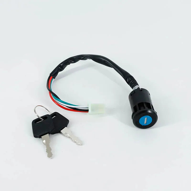 Motorcycle Electric Universal 4 Pin wire ignition key switch For 50cc 110cc 125cc 150cc 250cc ATV QUAD Dirt Bike Accessories
