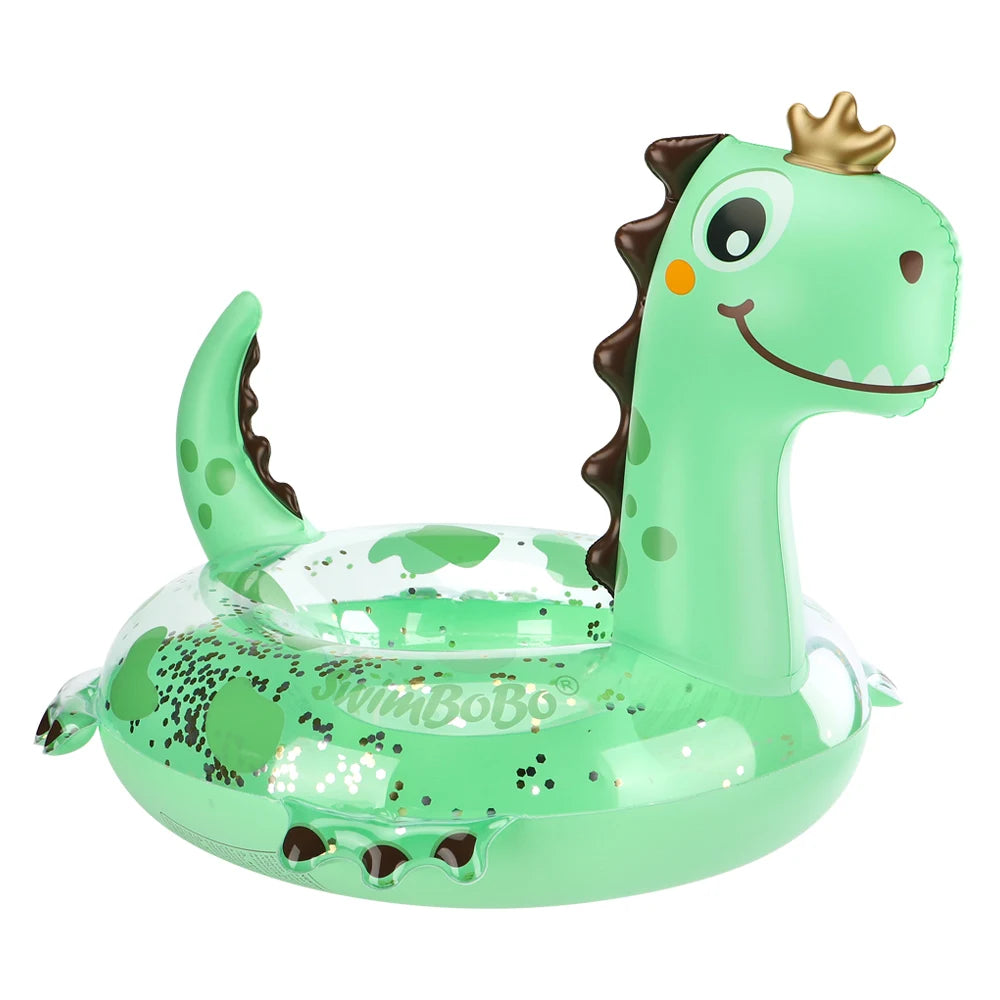 Swimbobo New Style Child Inflatable Dinosaur Cute Swimming Seat Boat Floating Kid Water Toy Baby Swim Rings Pool Float Summer
