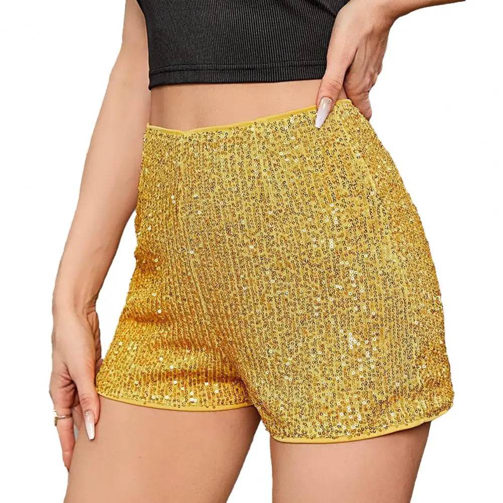 Sequin High Waist Mini Shorts - P12 Hub Europe