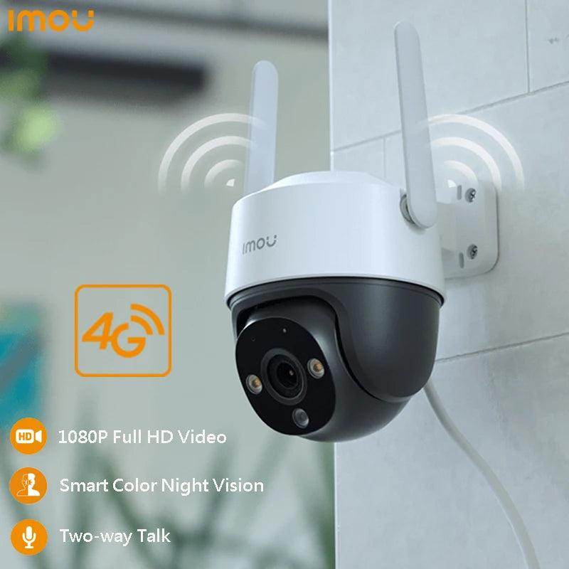 Camera 4G PTZ IMOU 1080P, Color Night, Human Detect - P12 Hub Europe