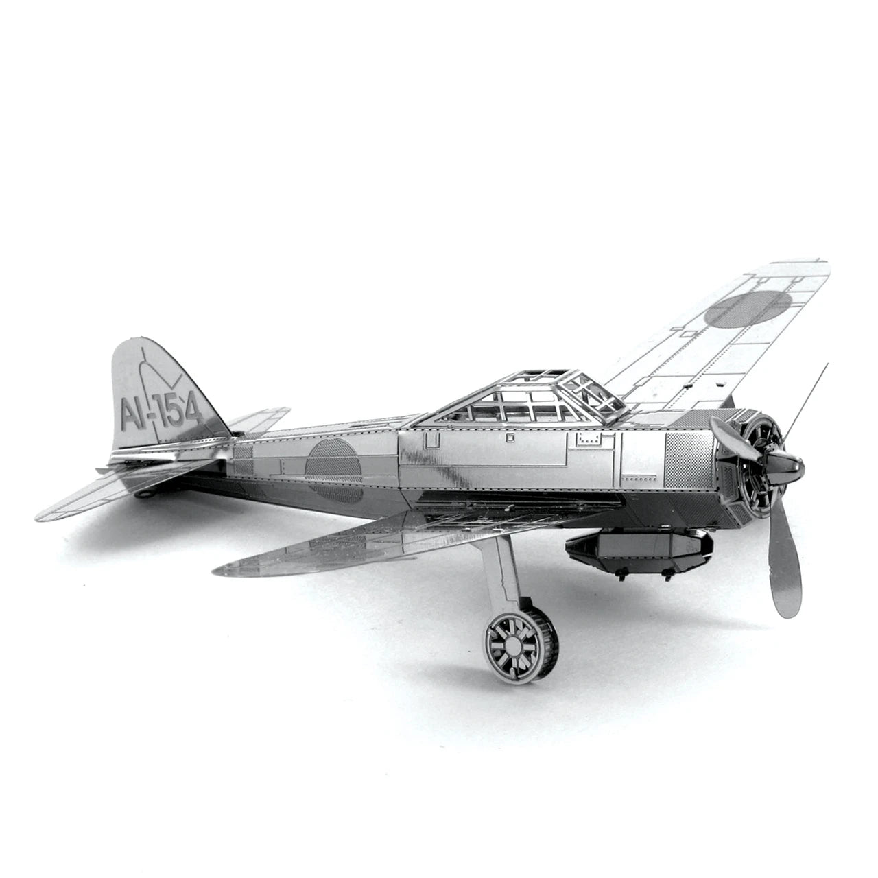 Plane 3D Metal Puzzle Model Kit DIY Laser Cut Puzzles Jigsaw Toy For Children