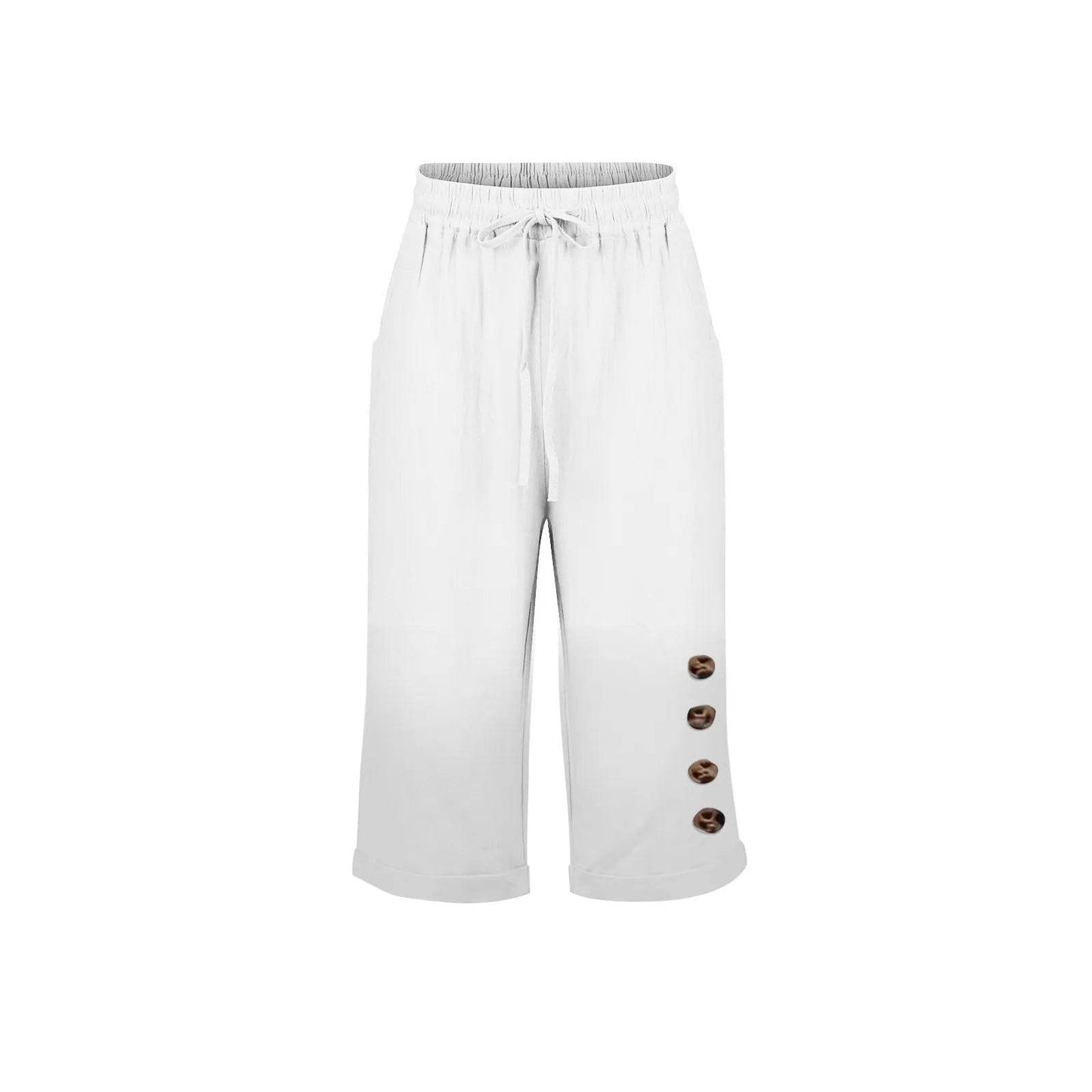 Women's Summer Cotton Linen Pants - P12 Hub Europe