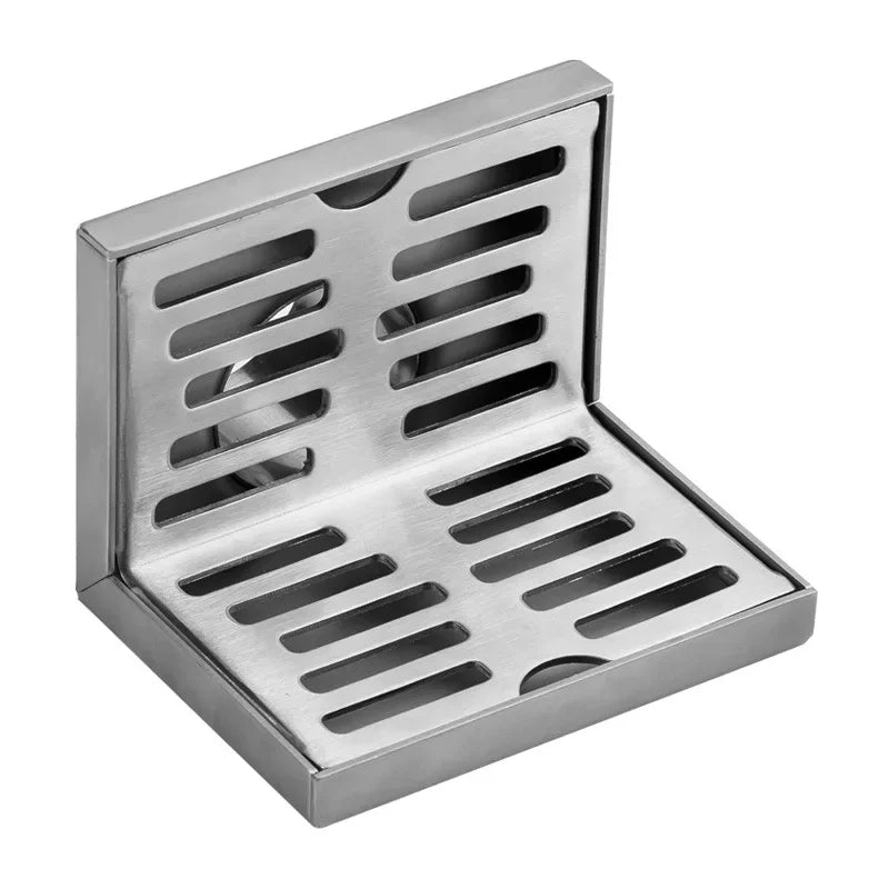 304 stainless steel rust proof outdoor L-shaped floor drain, same floor corner drainage floor drain,