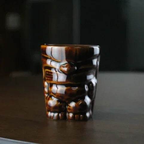 60ml Tiki Mug Hawaiian Cocktail Cup Creative Wine Bar Tools Beverage Cups Gifts for Friends Luxury Decoration Ceramic Funny Cup - P12 Hub Europe