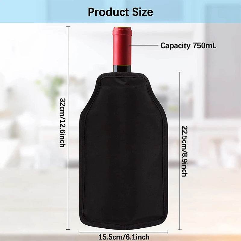 Wine Ice Bag Cooling Holder Jelly Picnic Beverage Nylon Wine Cooler Sleeve Soft Drink Rack Bar Tool Champagne Wine Bottle Covers - P12 Hub Europe