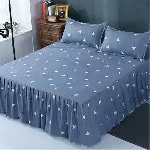 Stylish Single-piece Bed Circumference Skirt, Korean Version Bedspread & Coverlet, Fade-Resistant Design - P12 Hub Europe