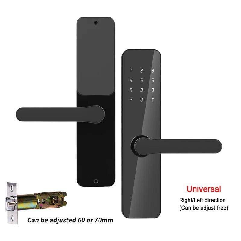 Smart Door Lock | Keypad, Card, Key, Bluetooth, 35-60mm - P12 Hub Europe