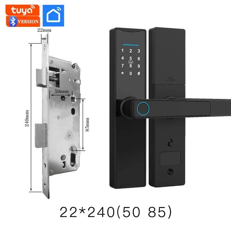 Smart Fingerprint Door Lock | App, Card, Code, Key - P12 Hub Europe