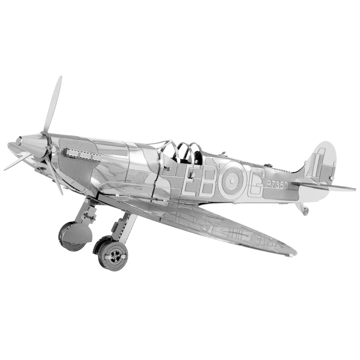 Plane 3D Metal Puzzle Model Kit DIY Laser Cut Puzzles Jigsaw Toy For Children