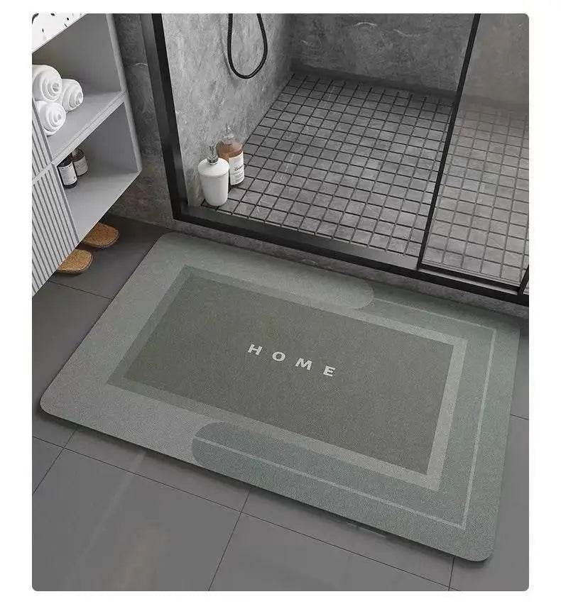 Bathroom Absorbent Floor Mat, Anti Slip Diatomaceous Mud Foot Mat, Quick Drying Toilet, Anti Fall Toilet Door Mat, Foot Mat - P12 Hub Europe