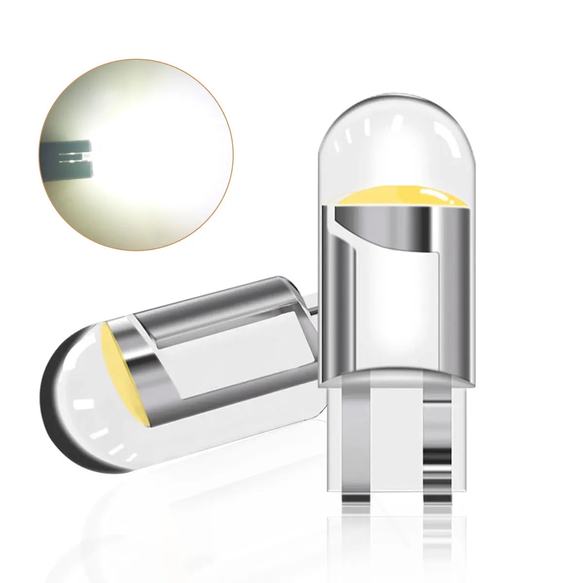 10Pcs 20Pcs Red Yellow White W5W T10 WY5W 192 194 168 LED Car Bulbs for Automotive Reading Width Clearance Turn Signal Lights