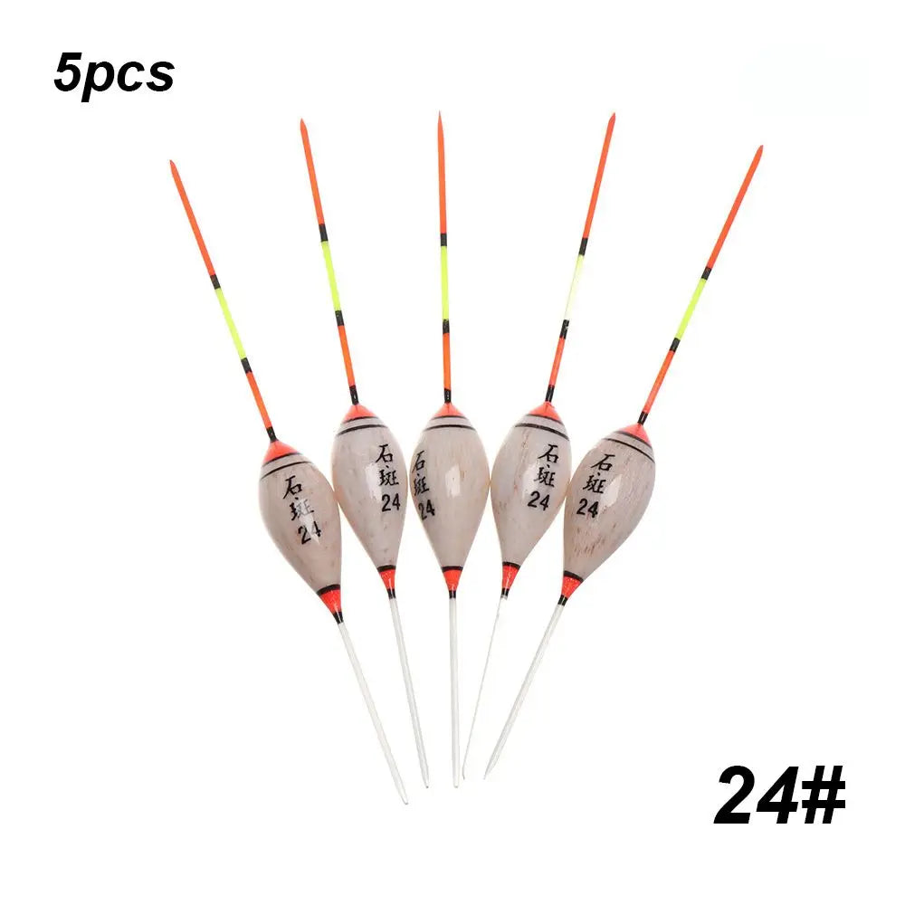 5pcs New Fishing Floats Balsa Flotteur Balsa Wood Wooden Floats Durable Portable Exquisite High Quality Floats Hot 3# 4# 10#