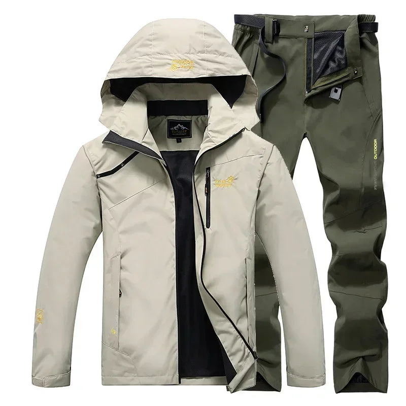 Outdoor Jacket Windproof And Waterproof Fishing Jacket Outdoor Sports Breathable Mountaineering Suit Fishing Clothes Set