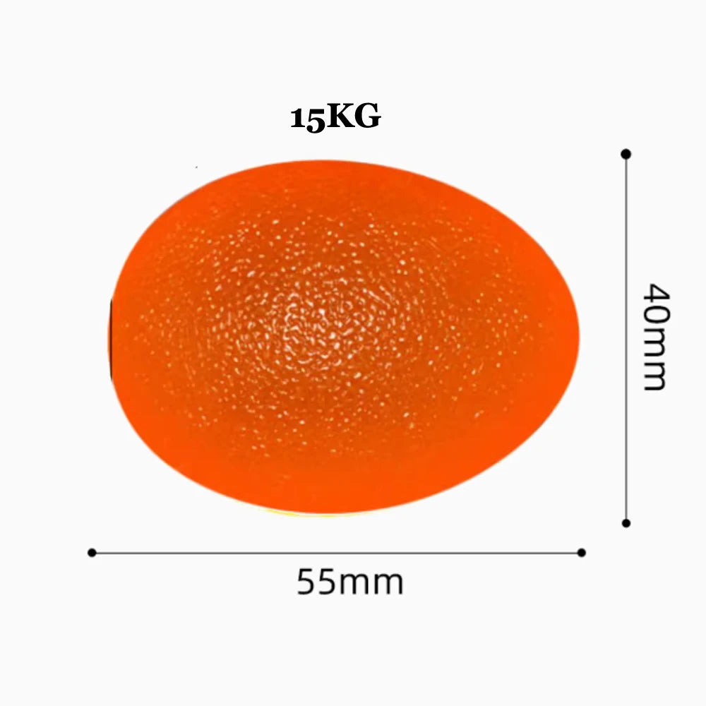 Silicone Hand Grip Ball Egg Gym Fitness Finger Heavy Exerciser Strength Muscle Recovery Gripper Trainer Stress Reliever Squeezer