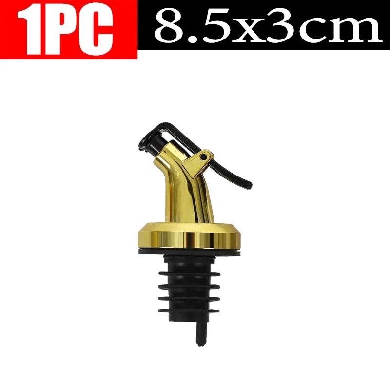 1/10x Oil Bottle Stopper Rubber Lock Plug Seal Leak-proof Food Grade Plastic Nozzle Sprayer Wine Vinegar Spouts Kitchen Tools - P12 Hub Europe