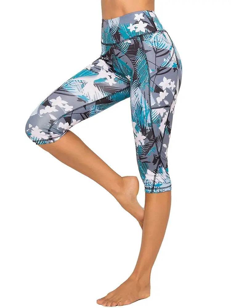 Women's High Waist Capri - P12 Hub Europe