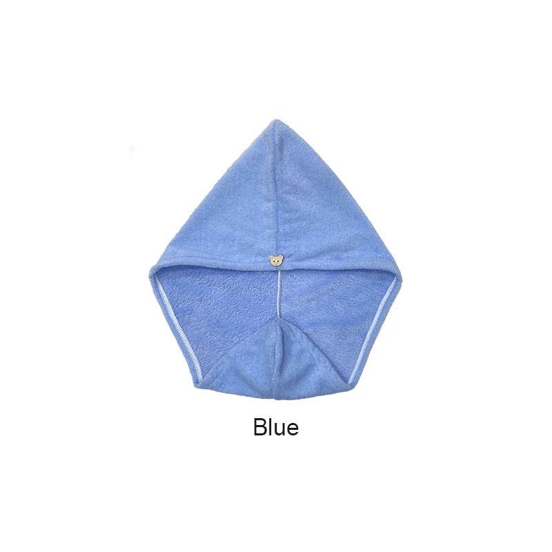 Microfiber Hair Towel Wrap for Women, Shower Spa Head Wrap Hair Drying Hat Turban Microfiber Terry Dry Absorbent Quick Dry Hair - P12 Hub Europe