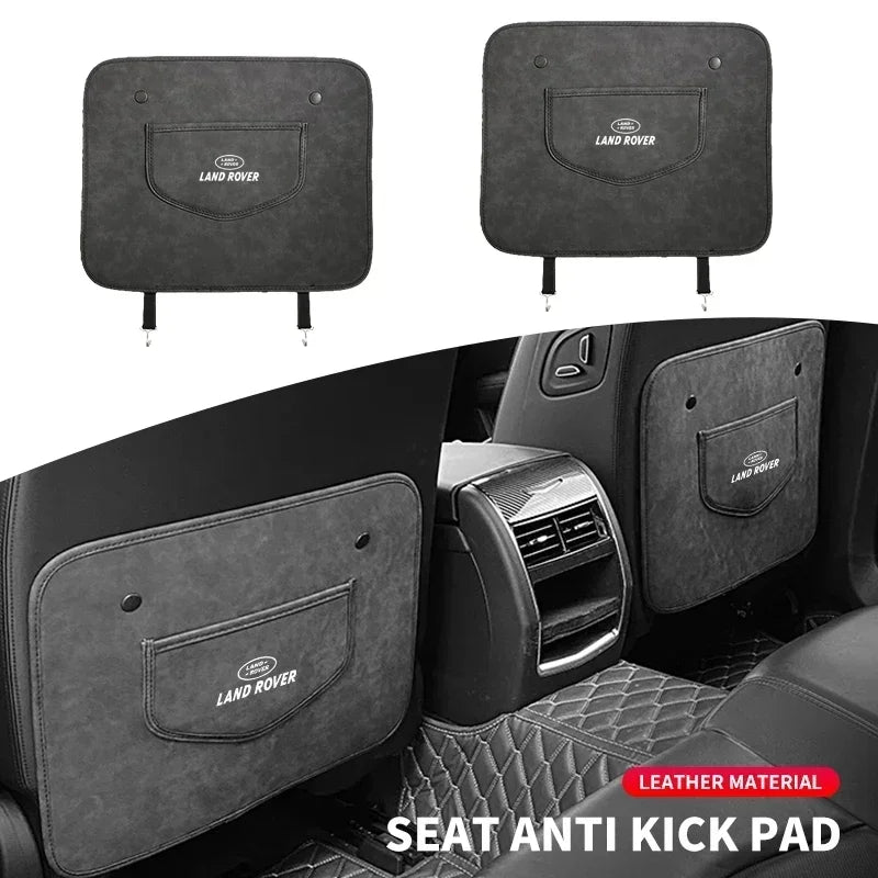 Car Seat Anti Kicking Dirty Wear Scratch Mat For Land Rover Discovery 2 3 4 Range Rover Freelander 1 2 SV SVR Velar Evoque