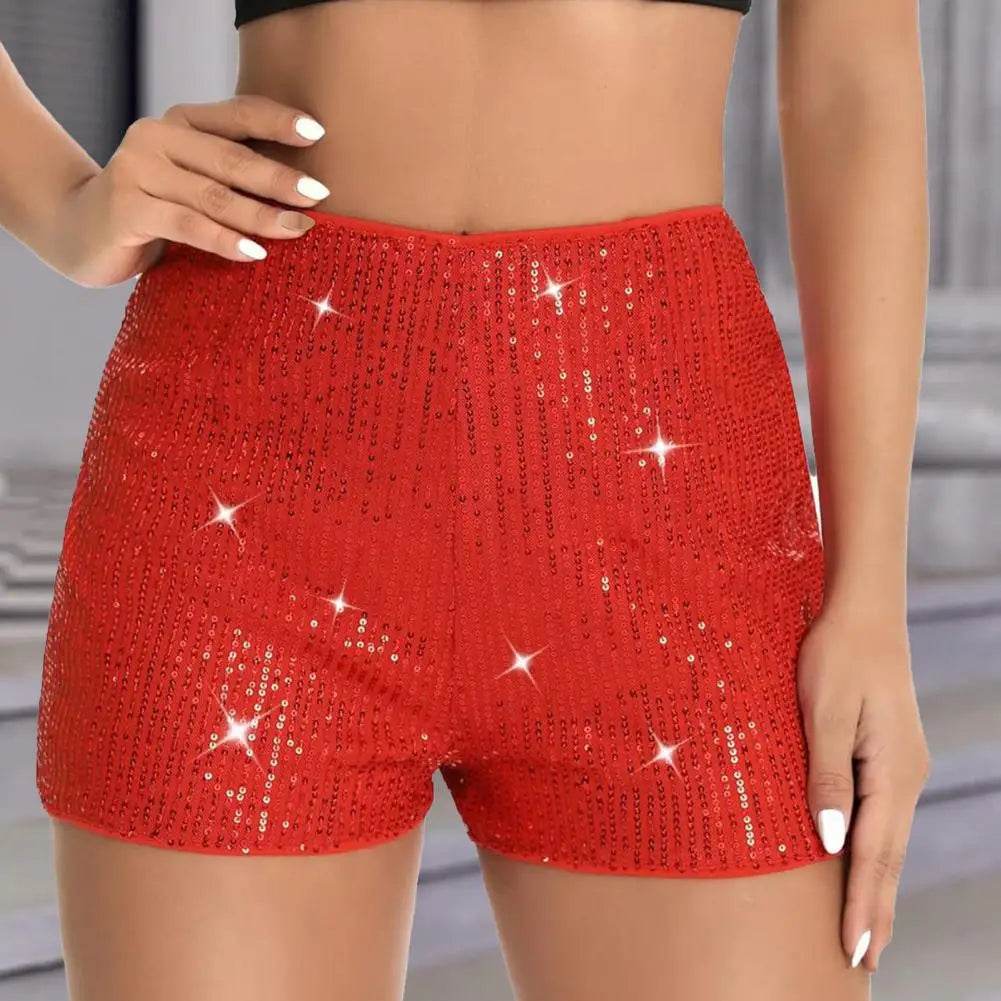 Sequin High Waist Mini Shorts - P12 Hub Europe