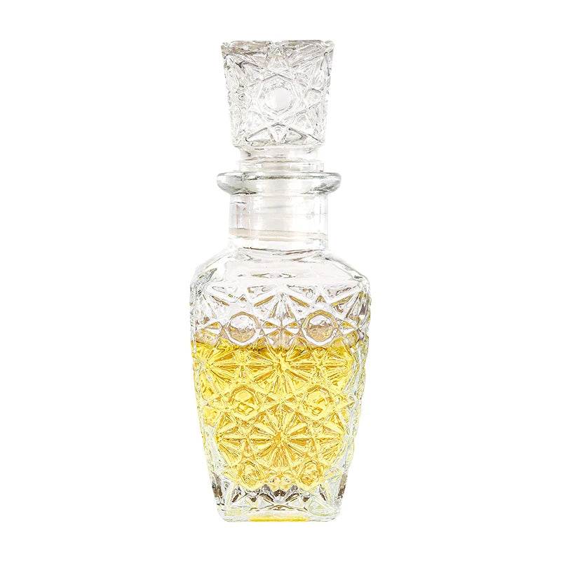 1Pcs 50ml Transparent Small Empty Spirit Whisky Wine Bottle Mini Glass Alcohol Liquor Bottles With Screw Cap Whiskey Decanter - P12 Hub Europe