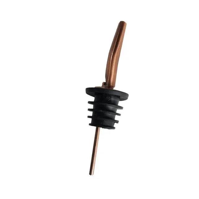 1pc Bottle Stopper Red Wine Pourer with Cap Oil Champagne Bottle wood Plug Keep Wine Freash Black Lid Pourers Bar Party Supplies - P12 Hub Europe