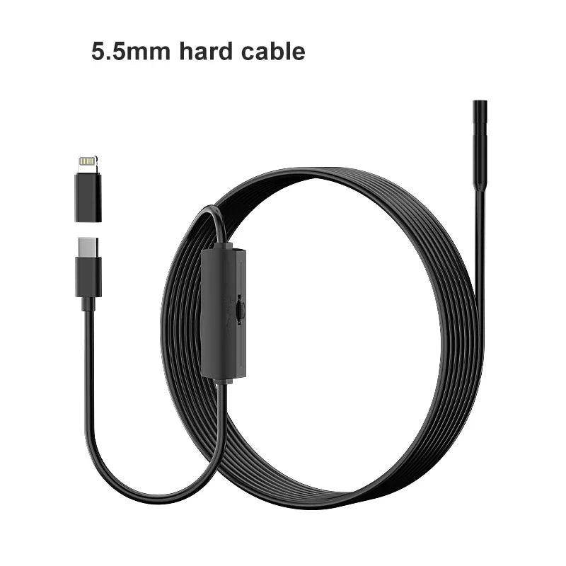 Endoscope 8mm iOS/Android 1080P, 6/8 LED, IP67, 1-10M - P12 Hub Europe
