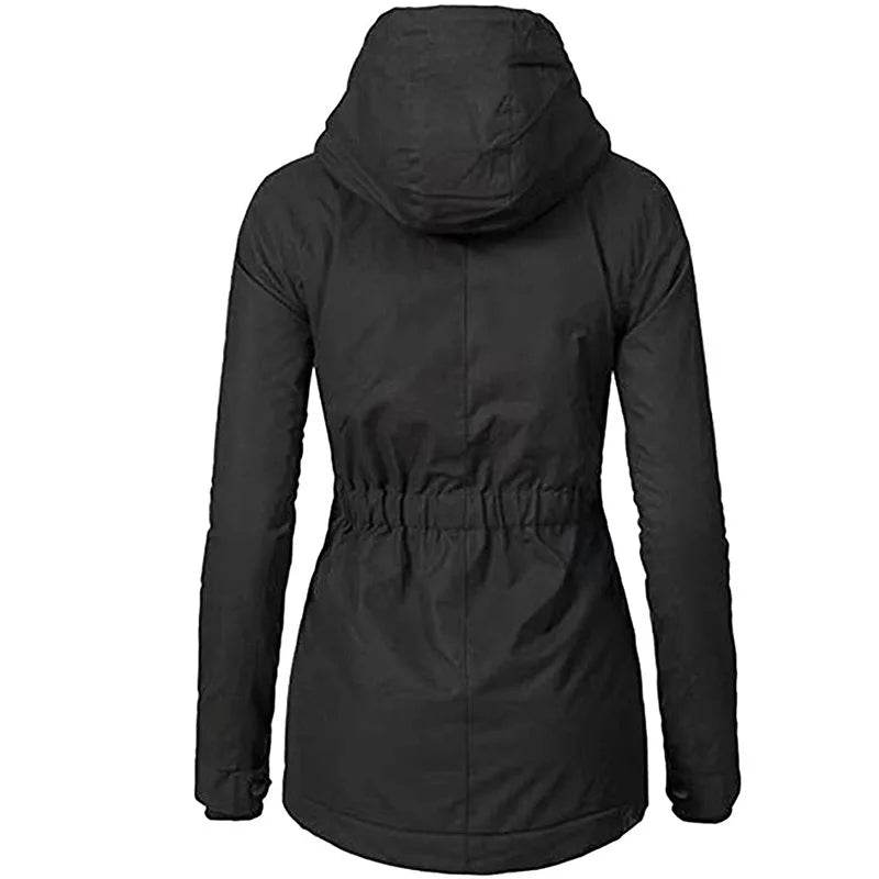 Warm Hooded Loose Parka - P12 Hub Europe