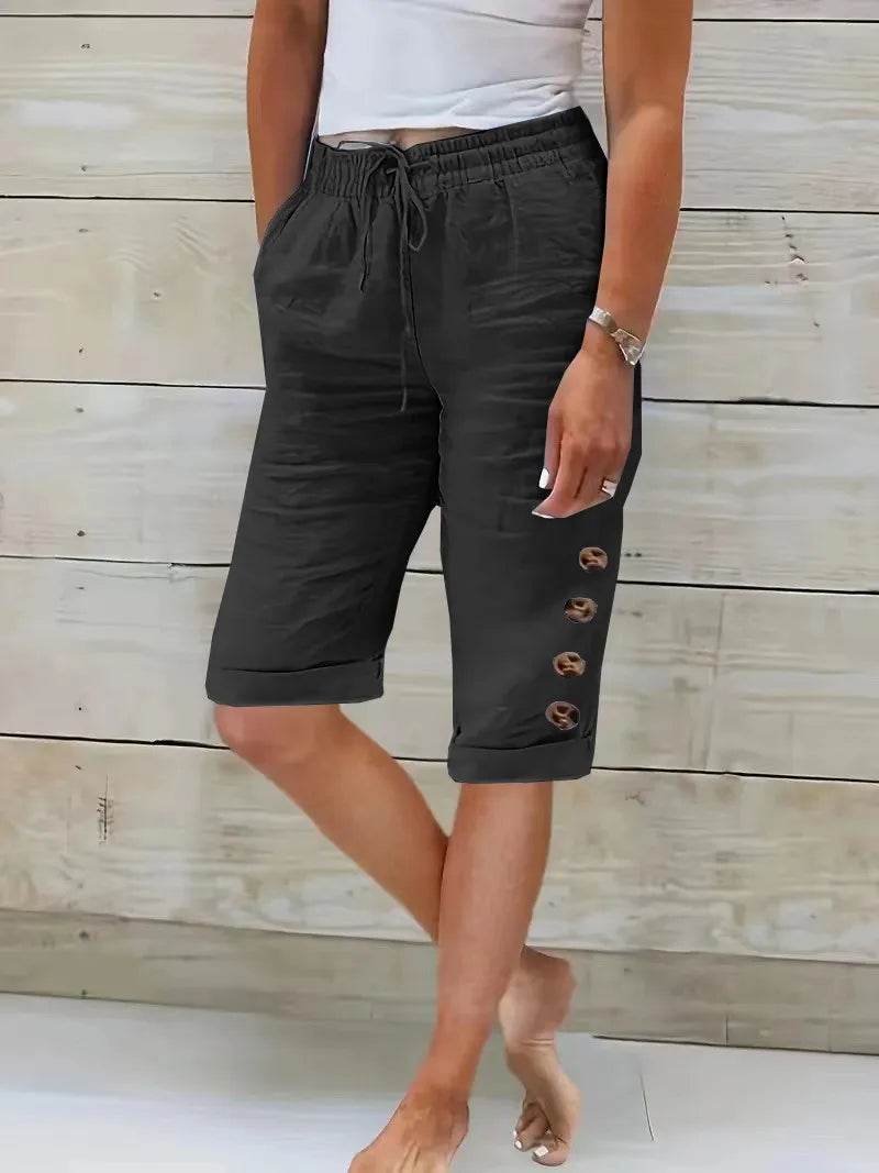 Women's Summer Cotton Linen Pants - P12 Hub Europe
