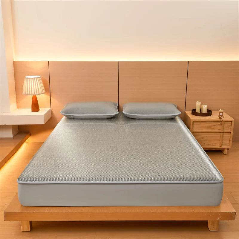 All-inclusive Bed Mattress Cover Summer Cooling Bed Mat Washable Folding Bed Mat Breathable Cool Anti-slip Fitted Bed Sheet - P12 Hub Europe