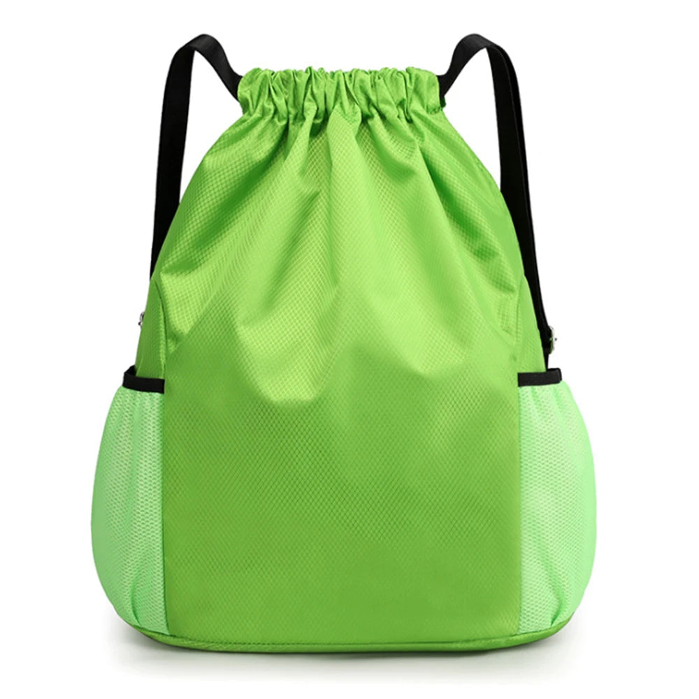 Drawstring Pocket Backpack Men And Wome Simple Travel Backpack Large Capacity Drawstring Fitness Sports Bag