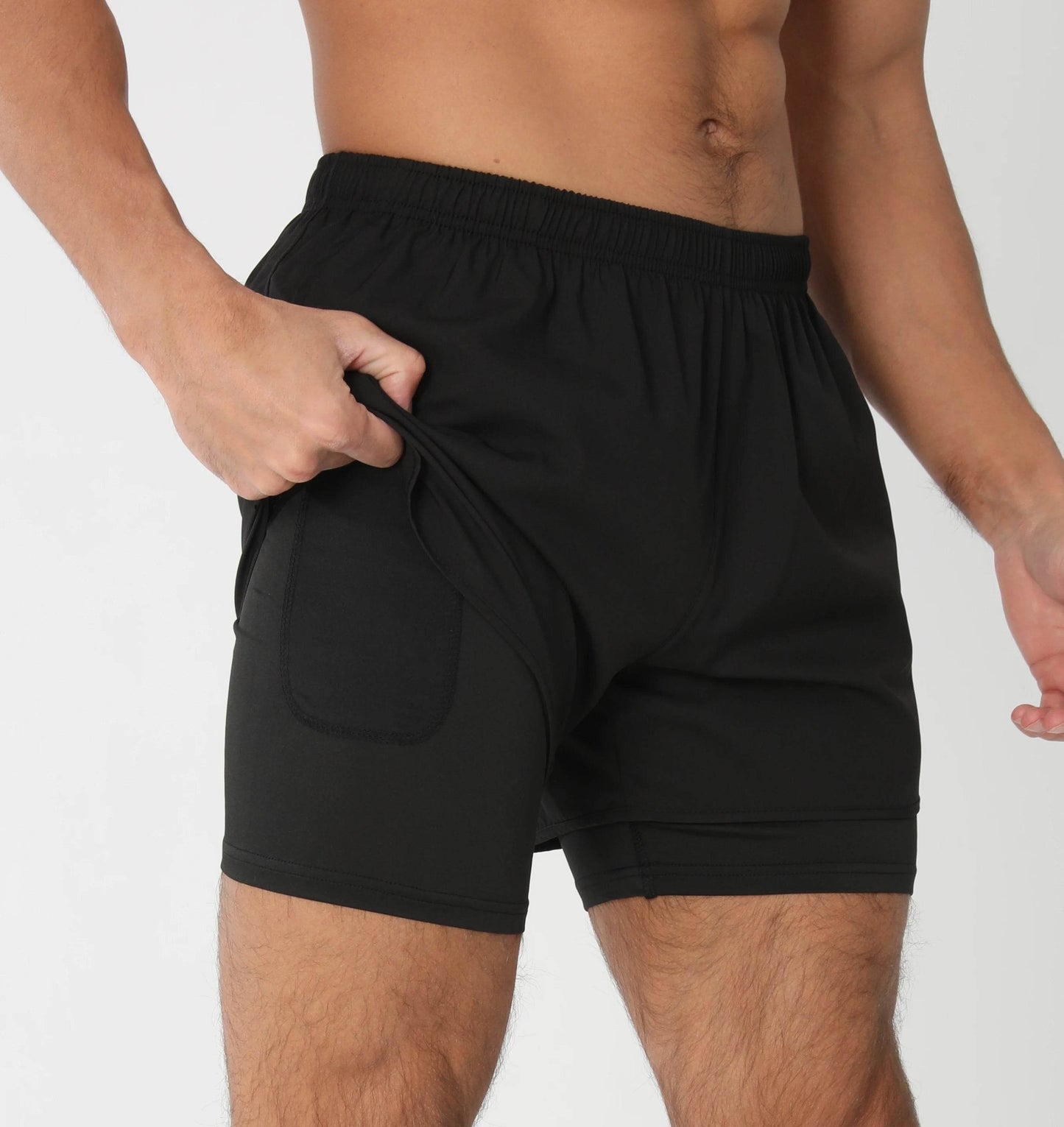 Men's Gym Liner Running Shorts - P12 Hub Europe