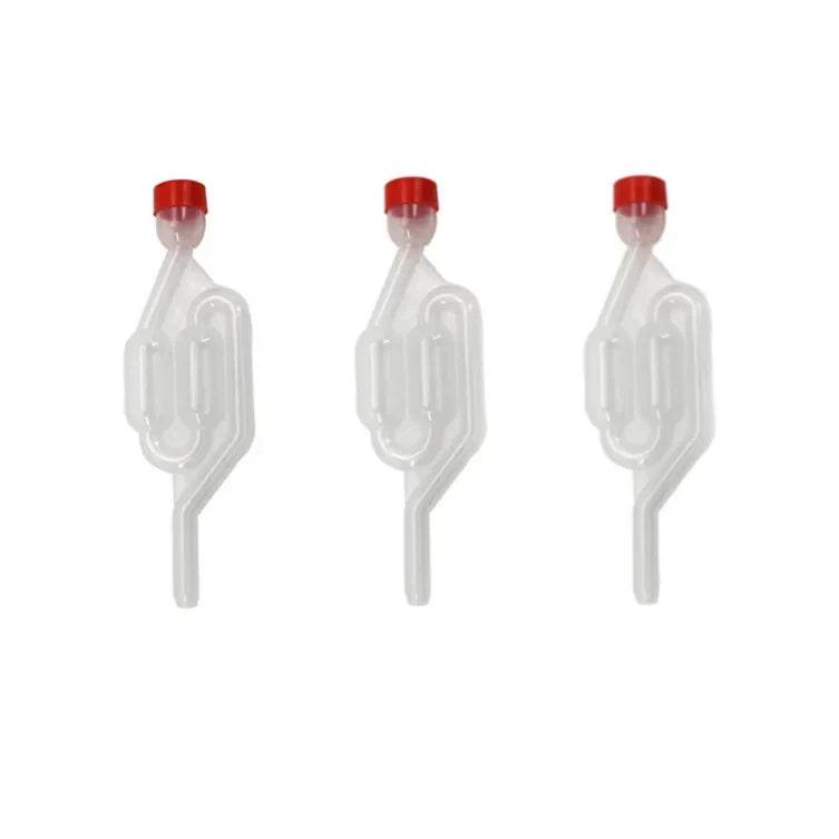 5 Pieces S-Shape Airlocks ,Homebrew Bubble Airlock Carboys Stopper & Fermenter Seal Valve with Food Grade Grommets Wine Making - P12 Hub Europe