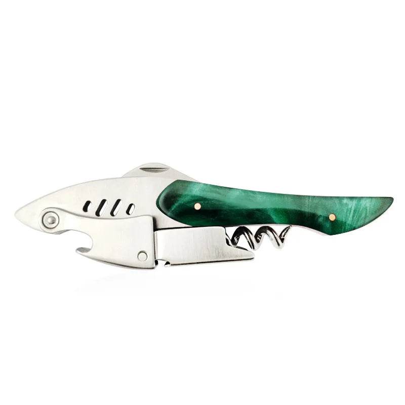 Dog Wine Bottle Opener Corkscrew with Foil Cutter Beer Opener Animal Lover in Zoo Dog Cat Bird Fox Shark Robot Owl Butterfly - P12 Hub Europe