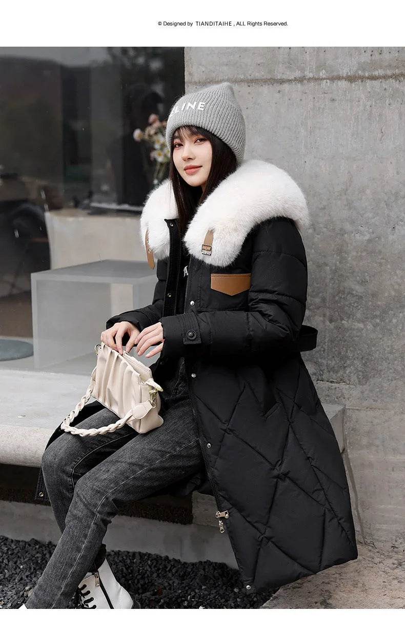 Long Slim Warm Winter Parka - P12 Hub Europe