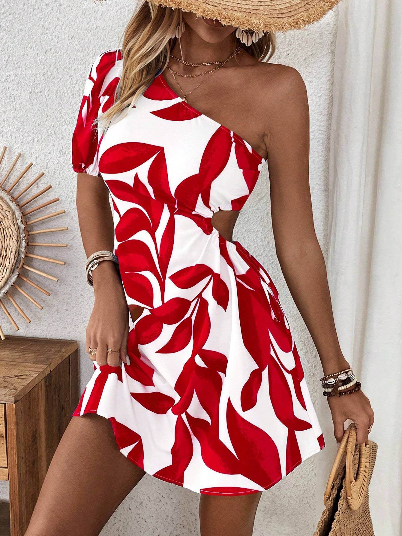 Puff Sleeve Dress For Summer Vacation For New Year Clothes Vacation Beach Outfits Women - P12 Hub Europe