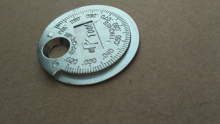 Zinc Alloy Measuring Ruler Automobile Spark Plug Gauge