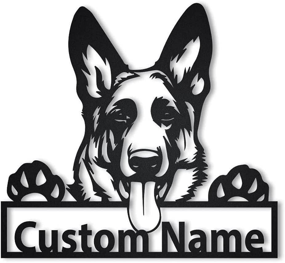 Collie Iron Art Silhouette Wall Pendant - P12 Hub Europe
