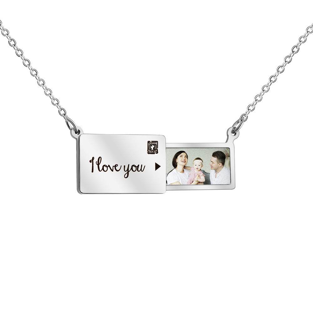 Fashion Holiday Gift Stainless Steel Letter Clavicle Chain - P12 Hub Europe