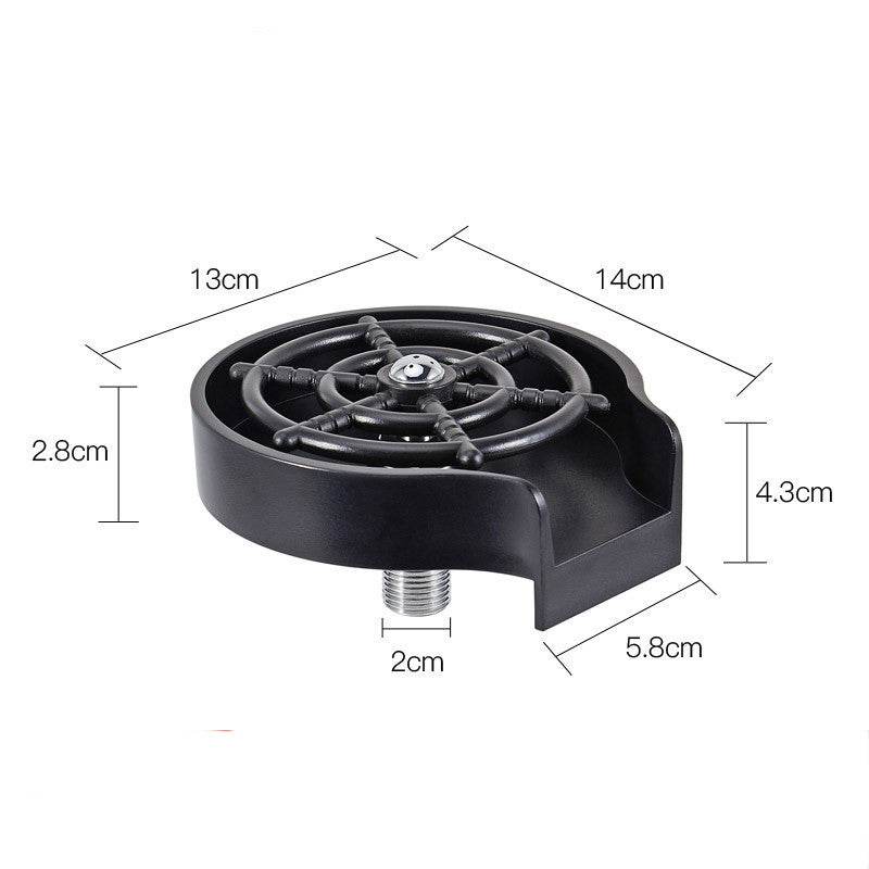 Bar Counter Cup Washer Sink High-pressure Spray Automatic Faucet Coffee Pitcher Wash Cup Tool Kitchen - P12 Hub Europe