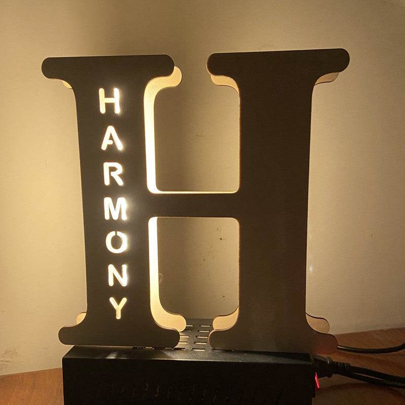 Personalized Custom Letter Lamp English Name Lamp - P12 Hub Europe