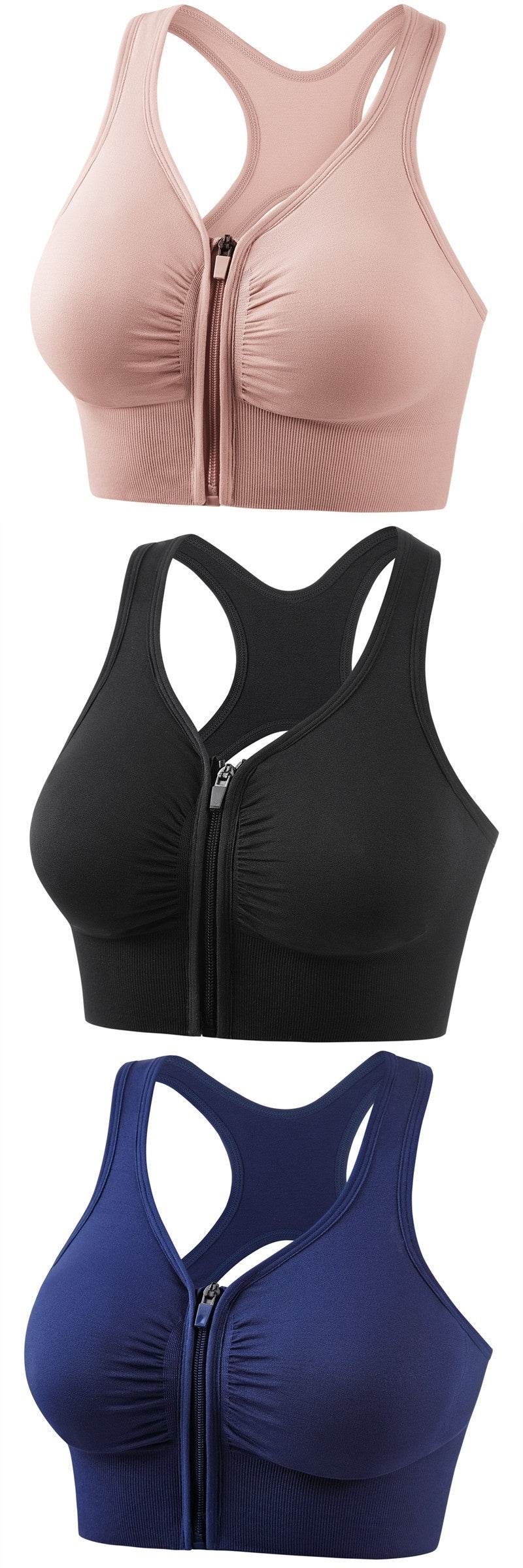 Shockproof Push Up Plus Size Running Yoga Fitness Sports Bra - P12 Hub Europe
