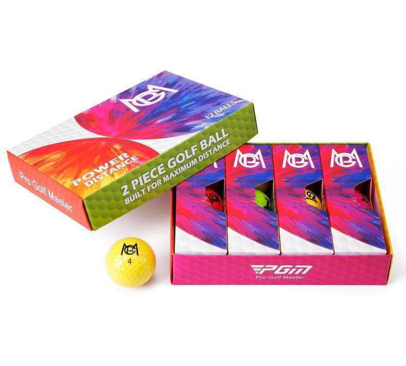 Golf Color Game Ball Two Layer Practice Ball