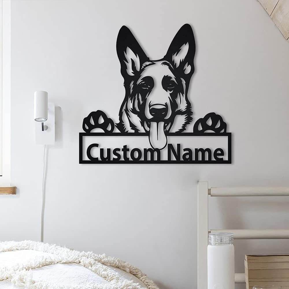 Collie Iron Art Silhouette Wall Pendant - P12 Hub Europe