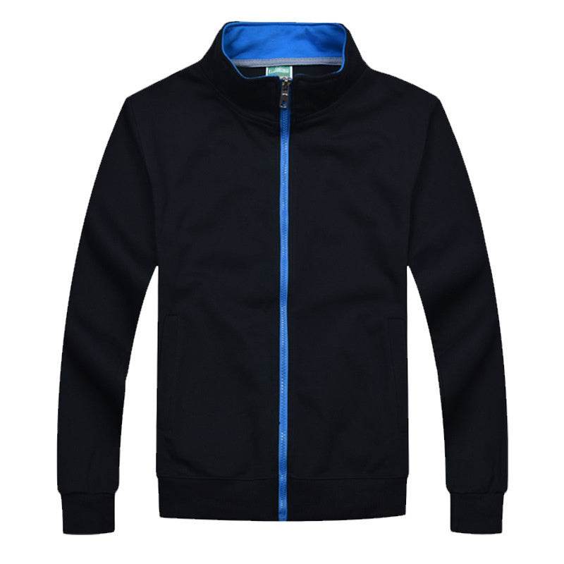 Men's Korean Style Contrast Color Stand Collar Sweatshirt - P12 Hub Europe