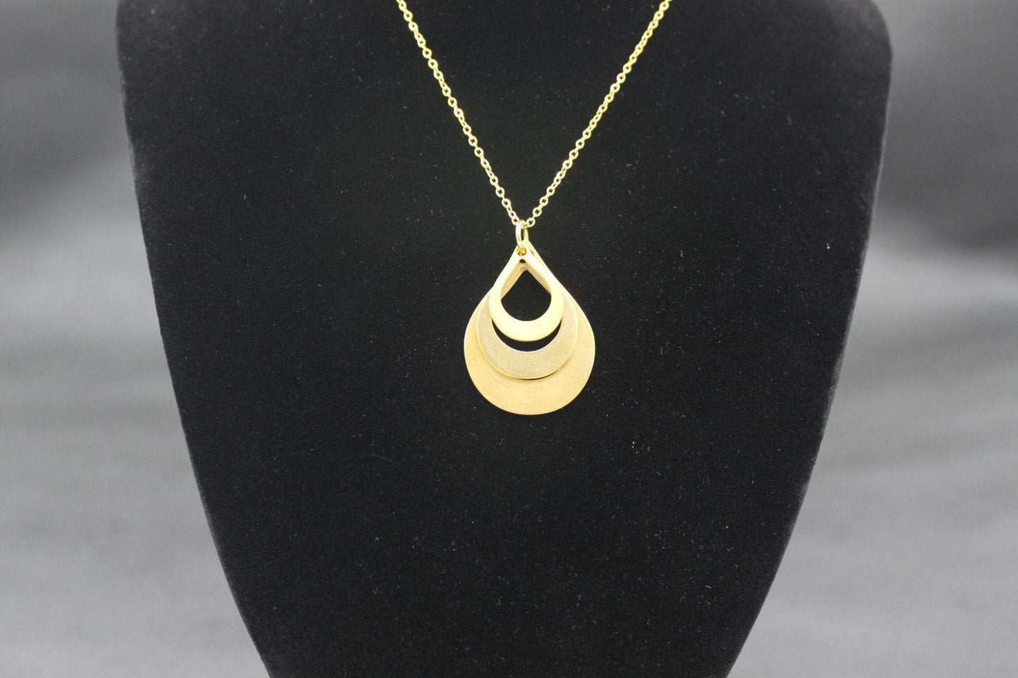 Cross Border Water Drop Combination Pendant Can Be Engraved With Letter Name Creative English Jewelry Mother's Day Gift - P12 Hub Europe