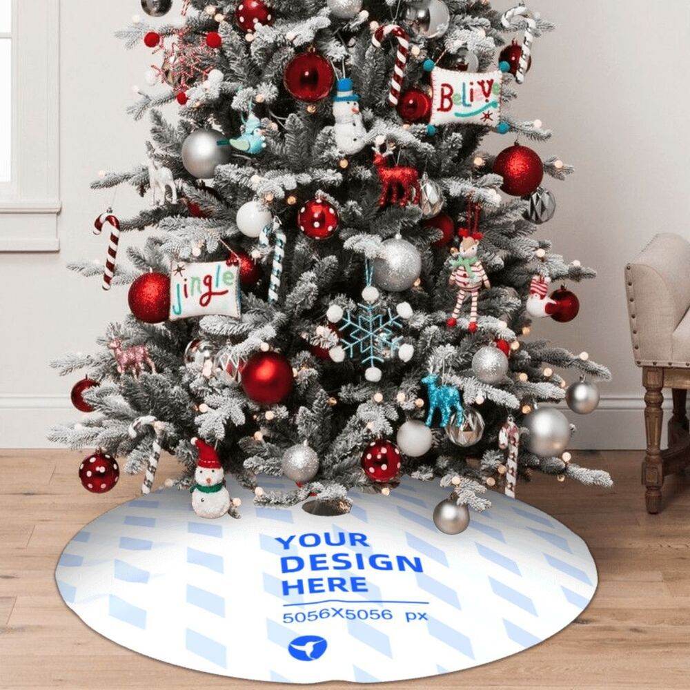 Glossy Textured Christmas Tree Thickened Apron - P12 Hub Europe