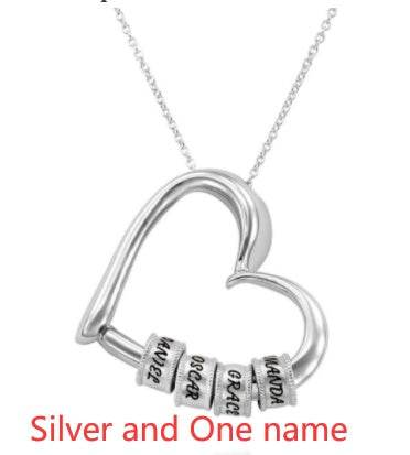 Personalized Heart Necklaces Women Jewelry Custom Name Necklaces & Pendants Mothers Day Gift - P12 Hub Europe