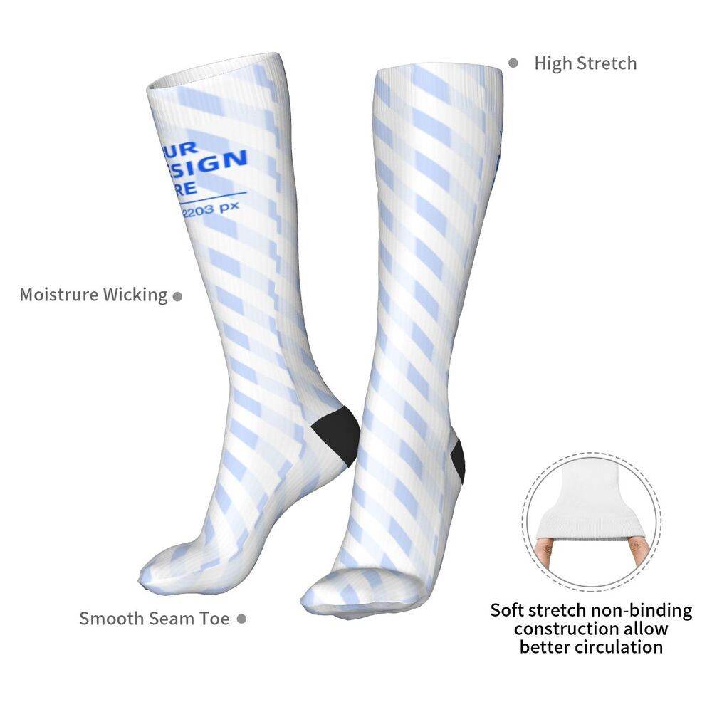 20in Black Heel Thickened Thermal Socks - P12 Hub Europe