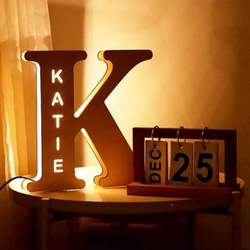Personalized Custom Letter Lamp English Name Lamp - P12 Hub Europe
